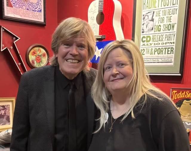 Leota with Peter Noone of Herman's Hermits
